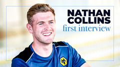 Nathan Collins' first interview as a Wolves player