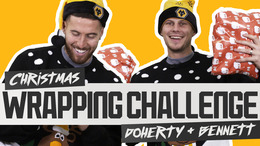 Matt Doherty & Ryan Bennett's festive face-off | CHRISTMAS WRAPPING CHALLENGE