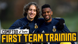 Raul Jimenez visits, Vitinha shines in mini-match | Wolves train before Burnley