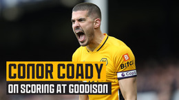 Coady on scoring the winner at Goodison Park