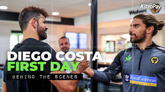 Diego Costa signs for Wolves! | Go behind the scenes of Diego Costa signing