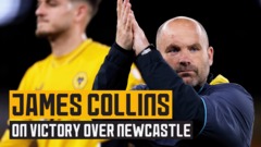 James Collins on Newcastle victory in PL2