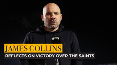 Collins reflects on victory over Southampton