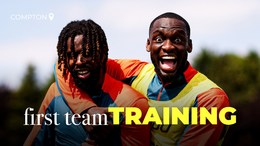 Training for.our final away day, plus Carl Ikeme visits Compton