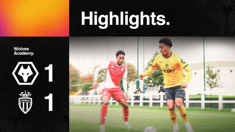 All square in the International Cup | Wolves 1-1 Monaco | Under 21 Highlights