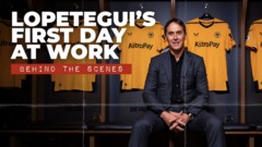 Behind the scenes of Lopetegui’s first day at work