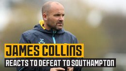 Collins reflects on defeat to Southampton