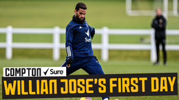 Behind the scenes of Willian Jose's first day and training session