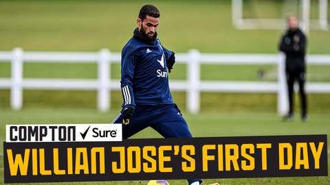 Behind the scenes of Willian Jose's first day and training session