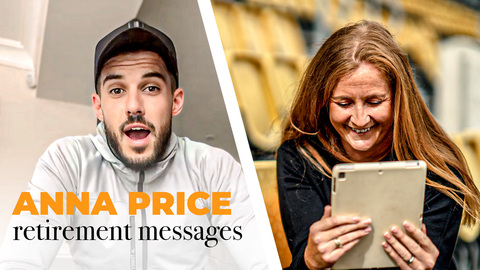 Conor Coady, former teammates and more surprise Anna Price with retirement messages