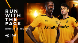 The new Wolves x Castore 2022/23 home kit