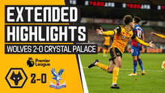 Podence back on the scoresheet! | Wolves 2-0 Crystal Palace | Extended highlights