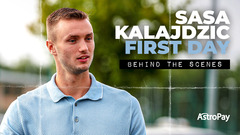 Sasa signs! | Behind the scenes of Sasa Kalajdzic signing