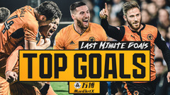 Last minute winners from Bully, Traore, Doherty, Bennett, Jota! | Wolves best last minute goals