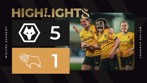 Five-star Wolves make it seven wins in a row! | Wolves Women 5-1 Derby County | Highlights