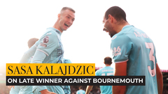 Kalajdzic on his late winner v AFC Bournemouth