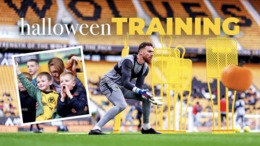 Lemina overhead kick, Toti footwork and shooting practice | Wolves' Halloween open training