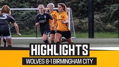 Wolves Women 8-1 Birmingham City WSL Academy | Highlights