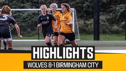 Wolves Women 8-1 Birmingham City WSL Academy | Highlights