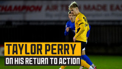 Taylor Perry pleased with his return to PL2 action