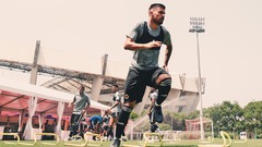 Wolves squad train in stunning Shanghai surroundings!
