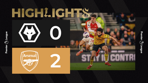 Gunners take the points under Molineux lights | Wolves 0-2 Arsenal | Highlights