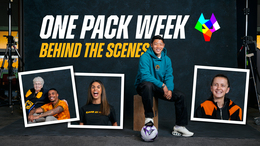 Behind the scenes of Wolves’ One Pack photograph