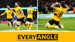 Every Angle | Ruben Neves' strike against Leicester City!