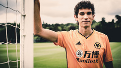 Jesus Vallejo's first day of training at Wolves!