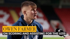 Farmer | on scoring and assisting for the U21s against Reading