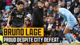 Bruno Lage reflects on defeat at Manchester City