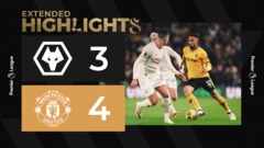 Late late strike hands United victory despite spirited Wolves comeback | Wolves 3-4 Man United | Extended Highlights