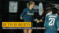Roberts on a productive evening for Wolves