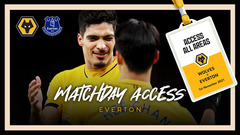 BEHIND THE SCENES OF RAUL'S 50TH GOAL | Matchday Access | Wolves vs Everton