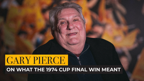 Gary Pierce on stepping up as our 1974 cup final goalkeeper
