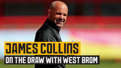 Collins gives his assessment of the draw with West Brom