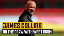 Collins gives his assessment of the draw with West Brom