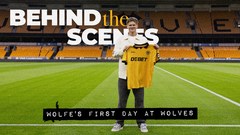 David Moller Wolfe’s first day at Wolves! | Behind the scenes