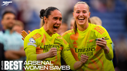 Enjoy the best women's saves from 24/25