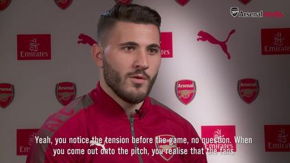 'You notice the tension... you realise the fans are fully there'