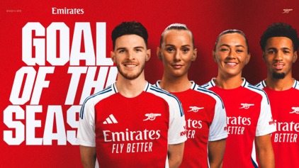 Vote for the 2024/25 Emirates Goal of the Season