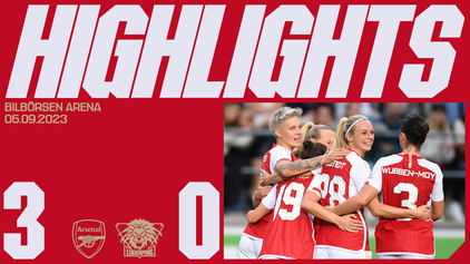 Highlights | Arsenal Women 3-0 Linkoping