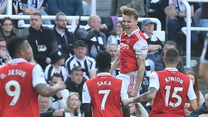 Odegaard fires in against Newcastle