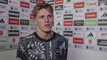 Odegaard: 'We created more than enough to score goals'