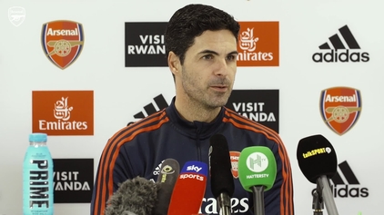 Mikel Arteta's pre-Manchester City press conference
