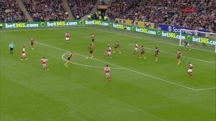 Arsenal open the scoring