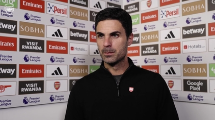 Arteta praises our 'exceptional' supporters