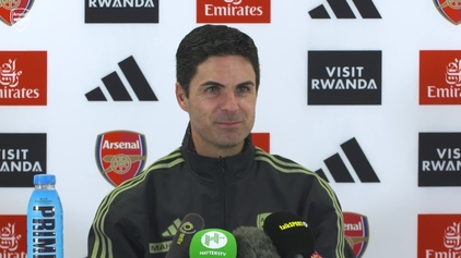 Mikel Arteta's pre-Sheffield United press conference