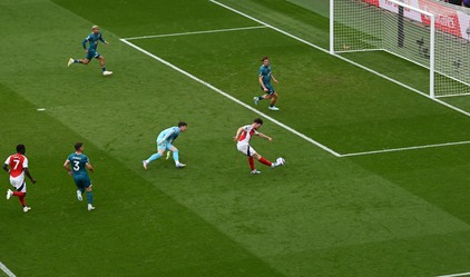Declan Rice nets on 100th appearance