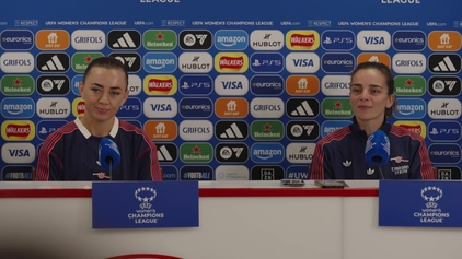 Renee and Katie speak ahead of Lyon